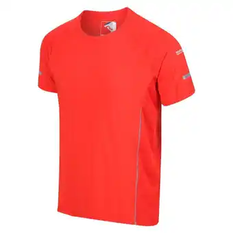 Decathlon Highton pro t-shirt de marche à manches courtes pour homme - rouge offre