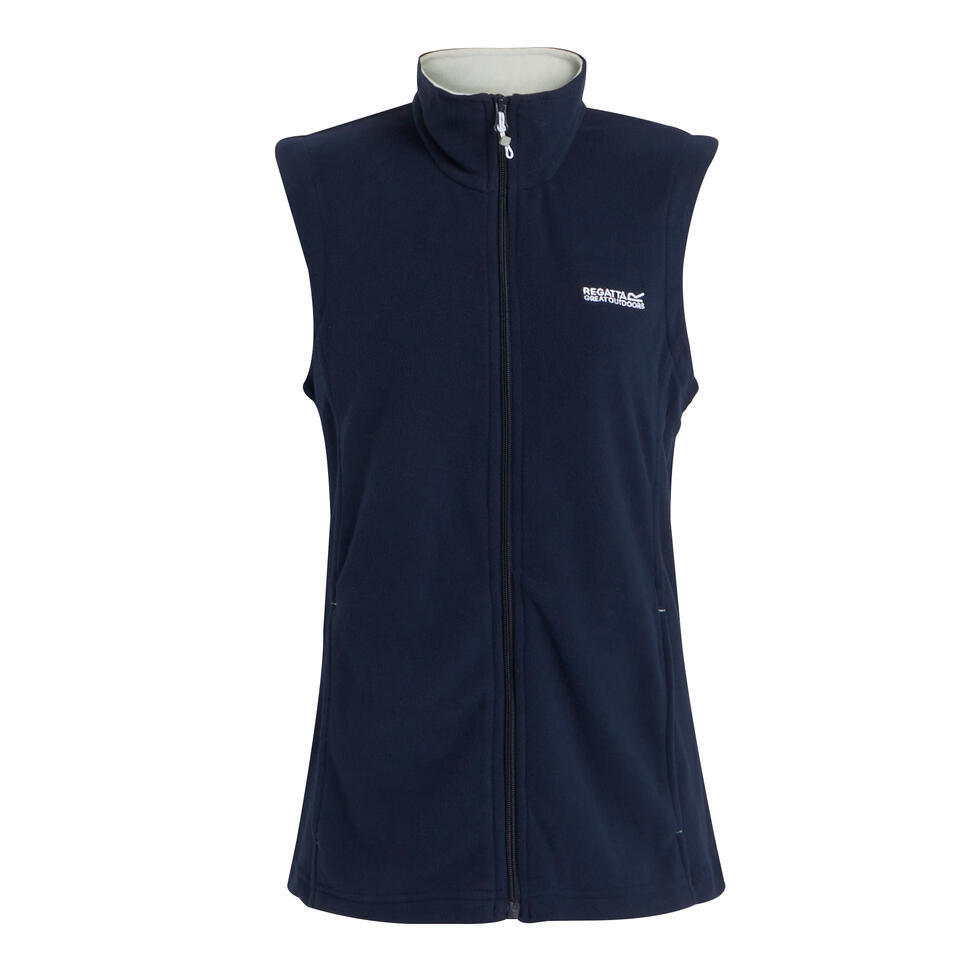 Promo Sweetness ii femme randonn e gilet bleu marine blanc