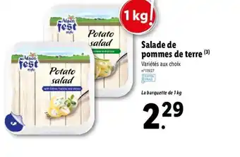 Lidl Salade de pommes de terre offre