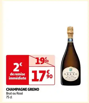 Auchan Greno champagne offre