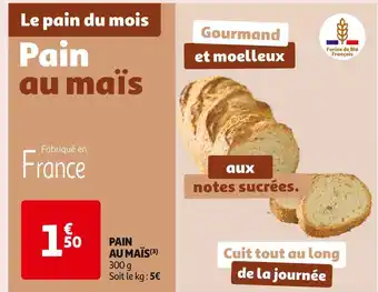Auchan Supermarché Pain au maïs offre