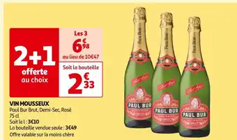 Paul bur vin mousseux