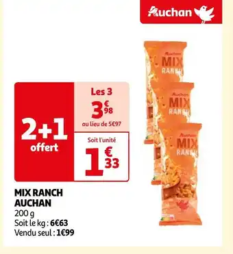 Auchan Auchan mix ranch offre