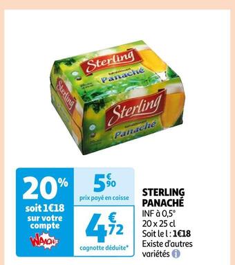 Auchan Sterling panaché offre