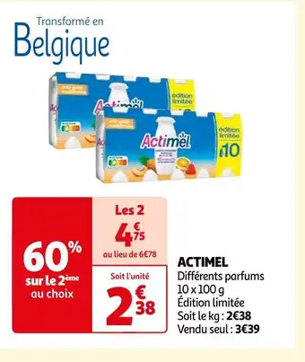 Auchan Actimel actimel offre