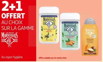 Le petit marseillais 2+1 offert au choix sur la gamme le petit marseillais