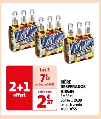 Auchan Desperados bière virgin offre