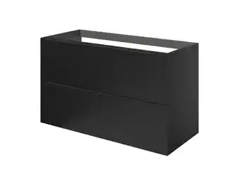 Brico Dépôt Cooke and lewis meuble sous vasque à suspendre noir mat idalie l. 100 x h. 60 x p. 45 cm offre