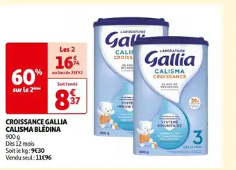 Auchan Supermarché Calisma / blédina croissance gallia offre