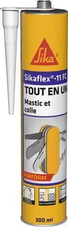 Sika mastic colle sikaflex 11 fc+ 300 ml - blanc