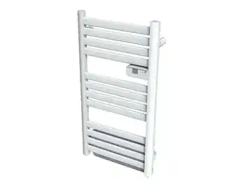 Brico Dépôt Bodner sèche-serviettes avec barres plates melor 500 w + soufflerie 1 000 w offre