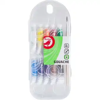 Auchan 10 tubes de peinture auchan offre