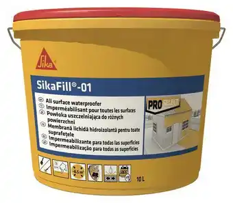 Brico Dépôt Sika revêtement d'étanchéité pour toiture sikafill 01 gris 10 l offre