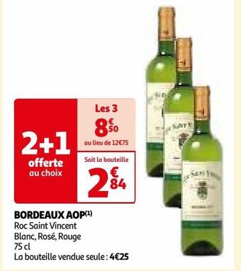 Auchan Bordeaux aop offre