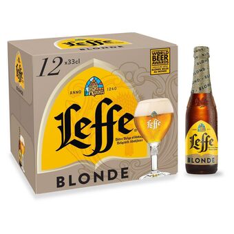 Auchan Bière blonde leffe offre