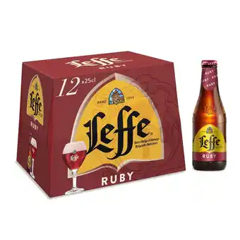 Auchan Bière leffe ruby offre