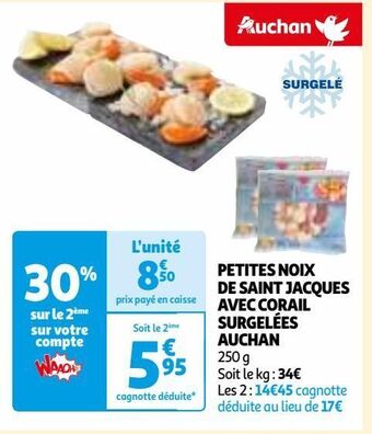 Auchan Cocktail de fruits de mer congelé auchan offre