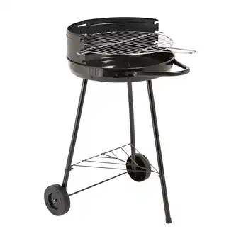 Auchan Barbecue charbon de bois rond gardenstar offre