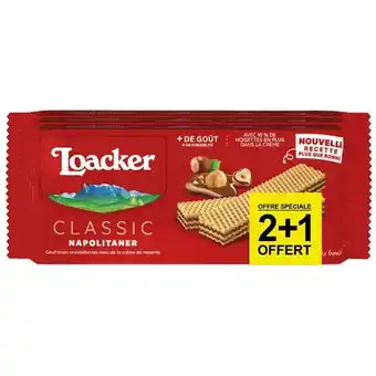 Auchan Biscuits loacker kambly offre