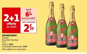 Auchan Supermarché VIN MOUSSEUX offre