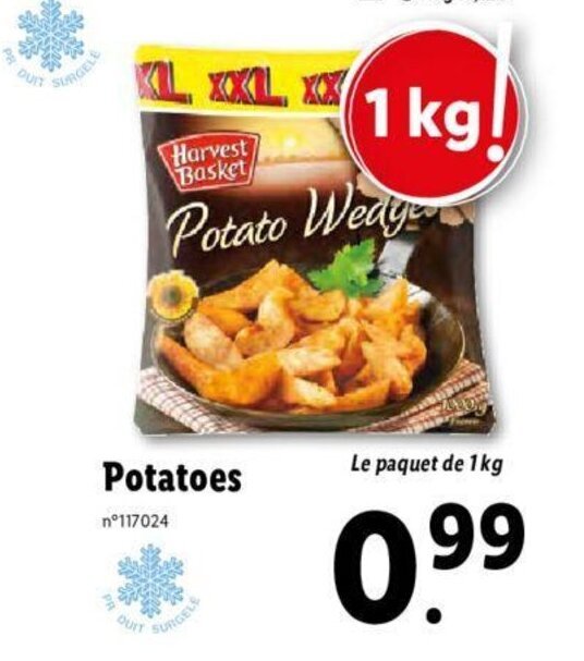 Promo Potatoes chez Lidl