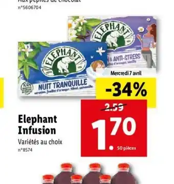 Lidl Elephant Infusion offre
