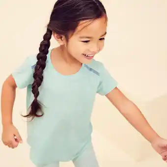 Decathlon T-shirt léger respirant enfant - 500 turquoise offre