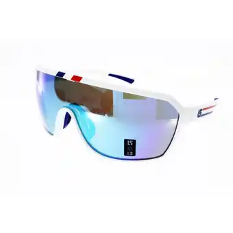 Lunettes de soleil masque adulte sport loubsol ocp 2.0 l380002 blanc tricolore