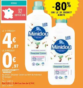 E.Leclerc ASSOUPLISSANT (²)(3) "MINIDOU" offre