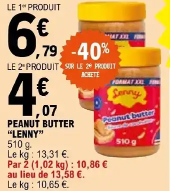 PEANUT BUTTER "LENNY"
