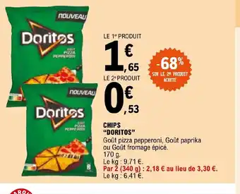 E.Leclerc CHIPS "DORITOS" offre