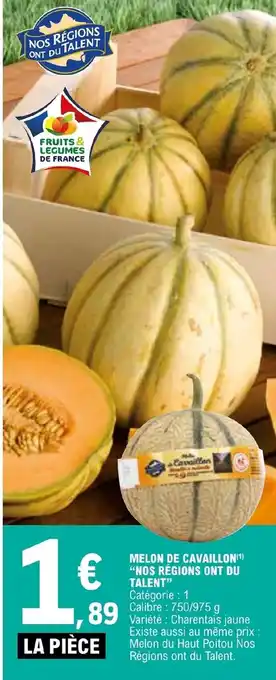 E.Leclerc MELON DE CAVAILLON(¹) offre