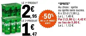 E.Leclerc "SPRITE" offre