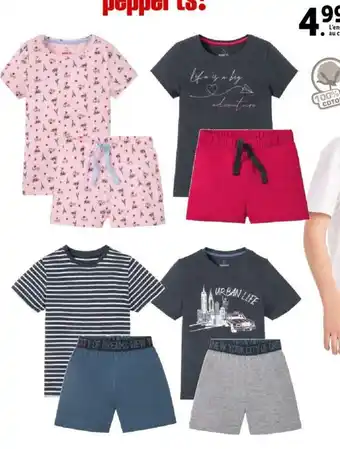 Lidl Pyjashort fille ou garçon offre