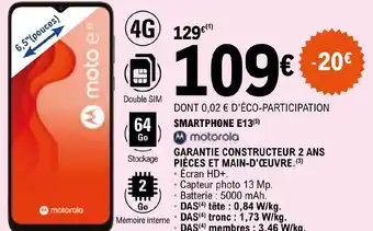 E.Leclerc SMARTPHONE E13(5) offre