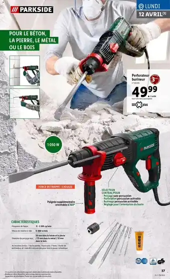 Lidl Perforateur burineur offre