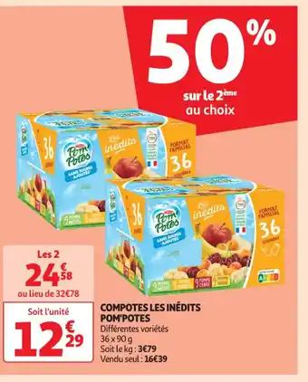 COMPOTES LES INÉDITS POM'POTES