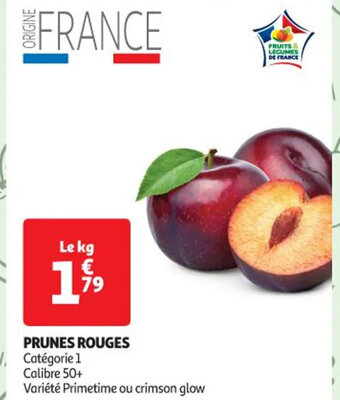 Auchan PRUNES ROUGES offre