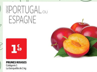 Auchan PRUNES ROUGES offre