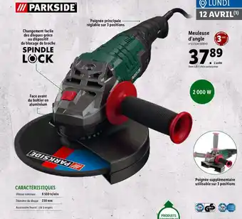 Lidl Meuleuse d'angle offre