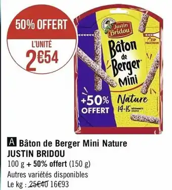 Bâton De Berger Mini Nature