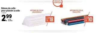 Lidl Bâtons de colle pour pistolet à colle offre