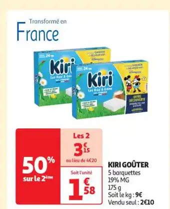 Auchan KIRI GOÛTER offre