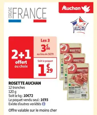 Auchan ROSETTE AUCHAN offre
