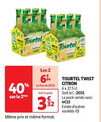 Auchan TOURTEL TWIST CITRON offre
