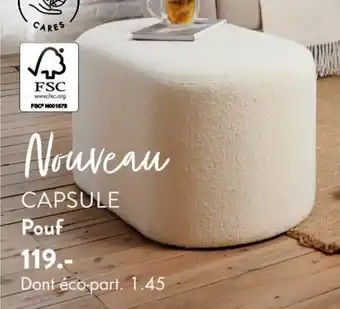 Nouveau CAPSULE Pouf