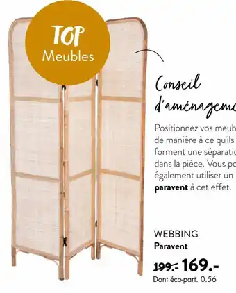 WEBBING Paravent