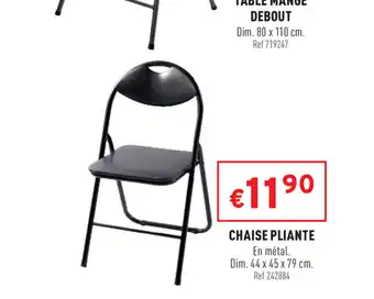 Trafic Chaise Pliante offre