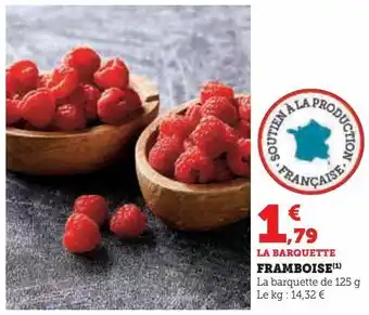 Super U Framboises offre