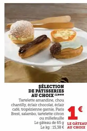 Sélection de pùtisseries au choix
